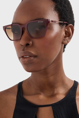 Armani Exchange 0ax4158s 838389 55 Parlak Bordo Kadın Güneş Gözlüğü