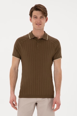 U.S. Polo Assn. Erkek Slim Fit Bisiklet Yaka Haki Tişört 50306481-VR027