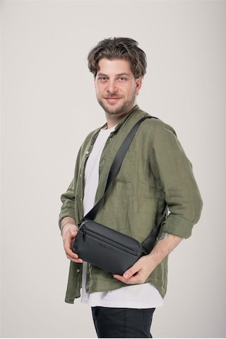 Ççs 51853 Tek Askılı Çapraz Çanta Siyah