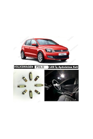 Fardoktoru Vw Polo 6R 6C Komple Beyaz Led Iç Aydinlatma Ampul Seti