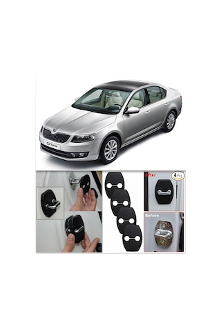 Skoda Octavıa 4Lü Kilit Koruyucu Kapak Skoda Octavıa Kilit Kapağı (228108756)