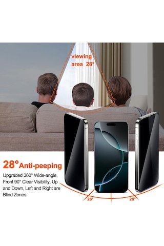 İphone Uyumlu 16 Pro Max Hayalet Cam Ekran Koruyucu Otomatik Hizalamalı