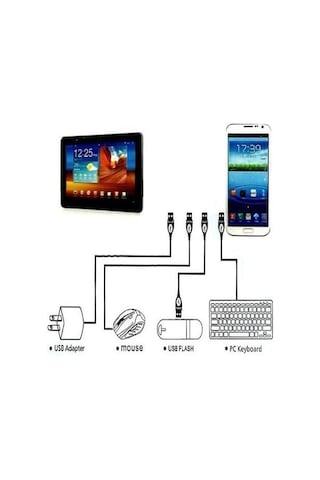 Usb To Micro Usb Ye Dönüştürücü - Klye Mouse Jtick Telefona Bağlama