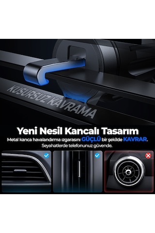 Woyax By Deji Mıknatıslı Kancalı Araç İçi Telefon Tutucu