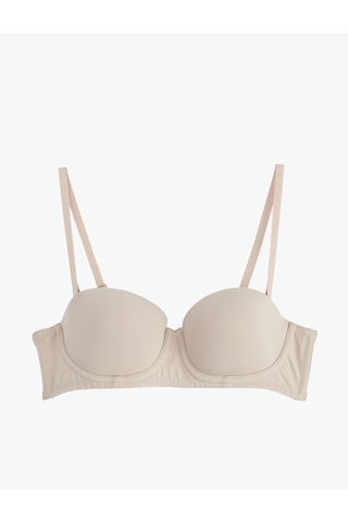 Koton Desteksiz Balenli Comfort Sütyen Bej 6slk10033mk Ekru