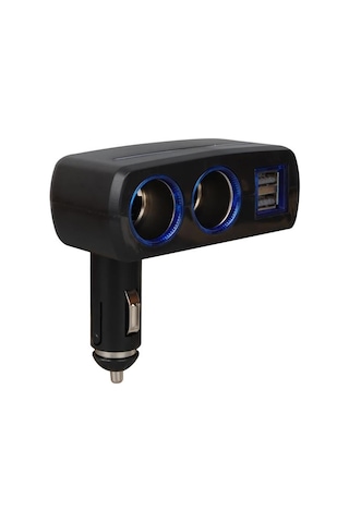 Olesson 1637 12-24v Çift Usb Girişli 120w 2'li Araç Çakmak Çoklayıcı