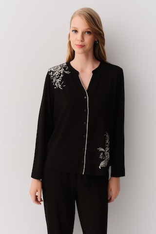 Suwen Efruz Maskülen Pijama Takımı Sh26208660b012 Siyah