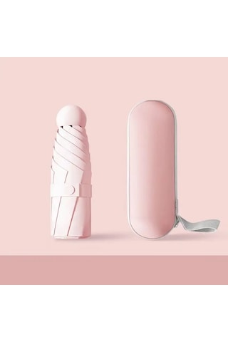 Özel Kılıflı Pembe Şemsiye Pembe