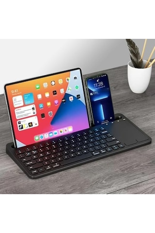 Coverzone Şarjlı Bluetooth Touchpad Klavye Dual Bağlantı Huawei Matepad 11.5 Uyumlu Hızlı Ve Kolay Kablosuz Bağlantı Tablet Ve Telefon İle Kullan Türkçe Q Klavye Zr731 Sku: Smgstk2d719f0008