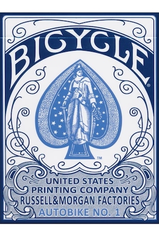 Bicycle Russell&morgan Autobike No.1 - Mavi Oyun İskambil Kartı