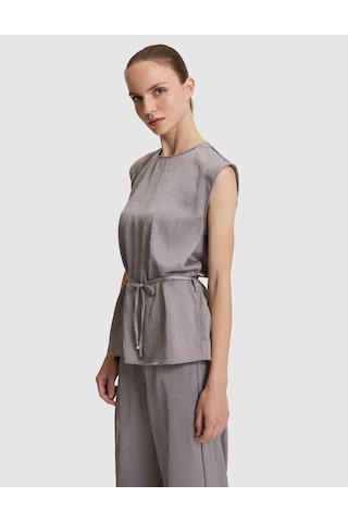 Pierre Cardin Kadın Açık Gri Kısa Kollu Bluz 50324060-vr001