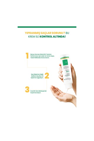 Derma Needs Yıpranmış Ve Dökülen Saçlara Özel Besleyici Saç Kremi 400 ML Amino Asit + Vitamin İle Güçlü Bakım