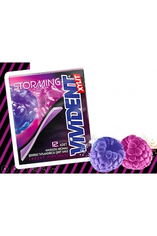 Vivident Storming Ahududu Aromalı Sakız 18'li 33 G