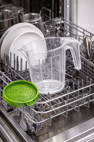 Destpak Süzgeçli Yağ Saklama Kabı - 500 Ml - Plastik - Bulaşık Makinesinde Yıkanabilir - Ergonomik