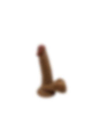 River World 18 Cm'lik Dildo Melez Testisli Gerçekçi