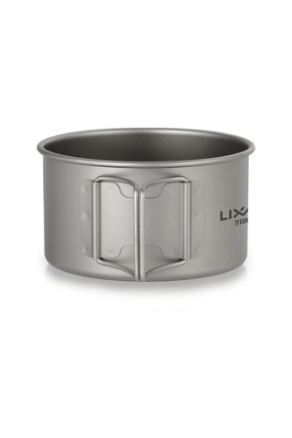 Açık Kamp Yürüyüş İçin Lixada Titanyum Kase Katlanır Kolları Akşam Yemeği Gıda Kabı S - 450ml Çok Renkli