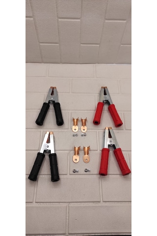Akü Takviye Maşası 4lü Set Yarım Bakır