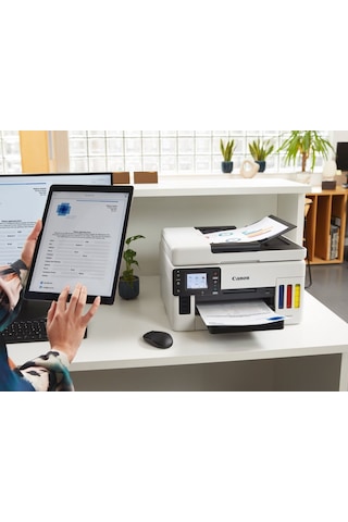 Canon Maxify GX6040 Mürekkep Tanklı Çok Fonksiyonlu Yazıcı (Uyumlu Mürekkepli)