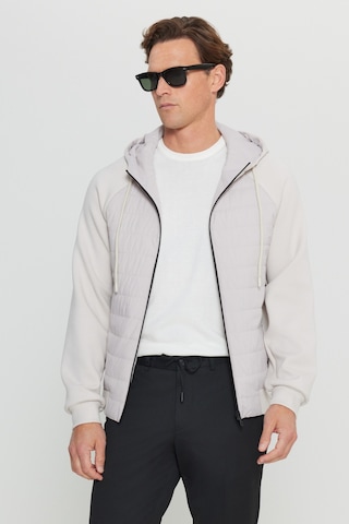 AC&Co / Altınyıldız Classics Erkek Bej Standart Fit Normal Kesim Dolgulu Kapüşonlu Yan Cepli Mont Bej