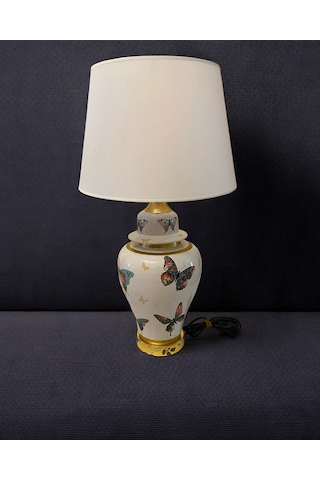 Abj 200 140 Klasık Abajur Kelebek Renkli