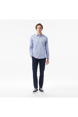 Nautica Erkek Mavi Slim Fit Gömlek Düz W57430t Mavi