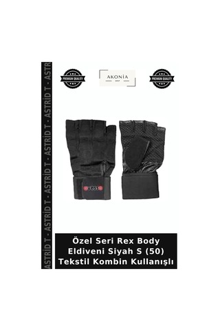 Özel Seri Rex Body Eldiveni Siyah S 50 Tekstil Kombin Kullanışlı Dİğer