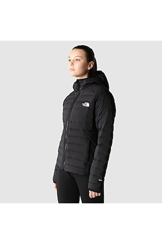 The North Face W Belleview Stretch Down Hoodie Kadın Kapüşonlu Mont - Siyah