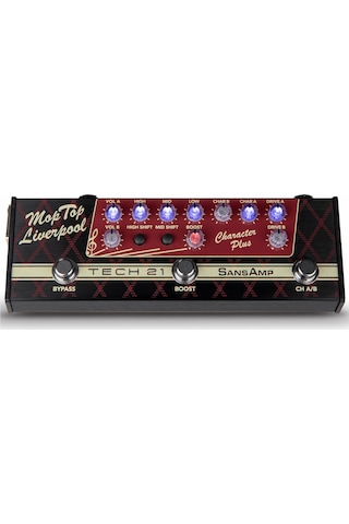 Tech 21 SansAmp Character Plus MopTop Liverpool Gitar Pedalı (CPS