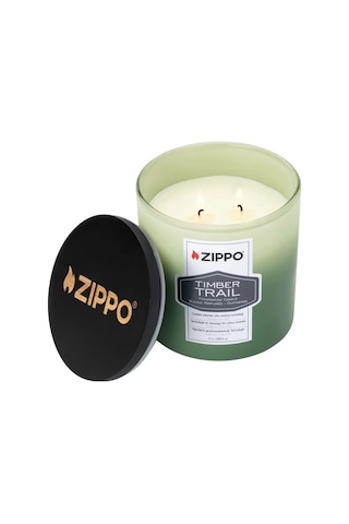 Zippo Odor-masking Candle - Koku Giderici Mum Timber Trail Yeşil