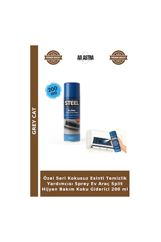 Özel Seri Kokusuz Esinti Temizlik Yardımcısı Sprey Ev Araç Split Hijyen Bakım Koku Giderici 200 Ml