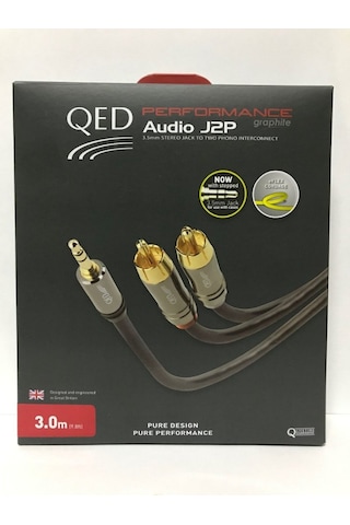 QED QE-6501 Performance Audio J2P 3,5mm Jack-RCA Kablo 3 m