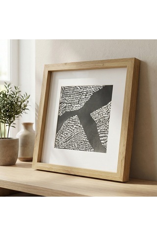 Good Home Fotoğraf Çerçevesı Ceviz 40x40 Cm