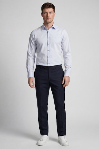 Xint Bisse Regular Fit Uzun Kol Cepsiz Pamuk Beyaz Erkek Gömlek Gri Bsgmkls25561 D55