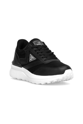 Ayakkabı Fuarı Elit Yscpx6081 Kadın Klasik Sneaker Siyah - Beyaz Siyah - Beyaz