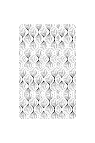Rovigo Home Baskılı Kaymaz Taban 2 Li Banyo Paspas Takım Rvg5218-100X60-60X50 Çok Renkli