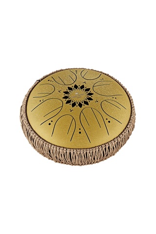 Meinl Sonic Energy 10" Medium Octave Steel Tongue Drum C Major, 8 Notes, 432 Hz, Gold