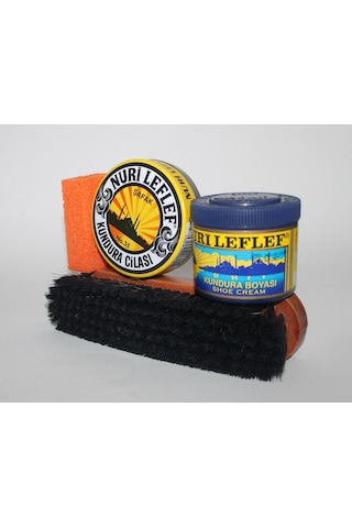 Şafak Leflef Ayakkabı Boya Takım Siyah Siyah