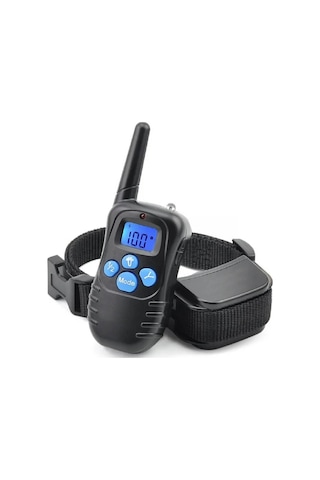 Petainer 998DR Kumandalı Şarjlı Köpek Eğitim Tasması Siyah