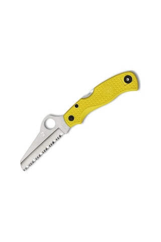 Spyderco Saver Salt 79mm Yellow Ltw Spyderedge Kamp Çakı Sarı