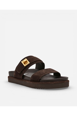 Steve Madden Take-two Cho Brn Sd Kadın Cho Brn Sd Terlik Take-two Kahverengi