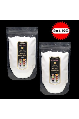 Hanzade Bitkisel İngiliz Karbonatı 2 x 1 KG