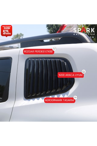 Dacia Duster 2018-2024 Yıl Aralığı Uyumlu Plastik Kelebek Cam 2 Parça