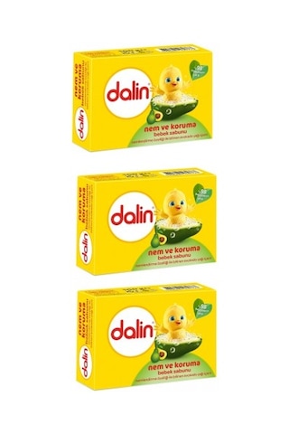 Dalin Avokadolu Nem ve Koruma Bebek Sabunu 100 G x 3