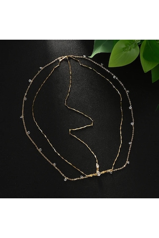 Willowhaven 1 Adet Şık Bohem Gelin Saç Zinciri - İnci Detaylı Minimalist Alın Zinciri Günlük Ve Özel Günler İçin Kadın Saç Aksesuarı Silvery