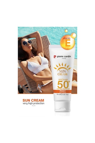 Pierre Cardin Koruyucu Güneş Kremi 50+ SPF Çok Yüksek Koruma 75 ML