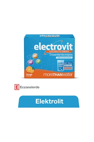 Hangover Shot Electrovit Portakal Aromalı Elektrolit İçeren Toz 8 Şase, Hidrasyon,magnezyum,potasyum,sodyum