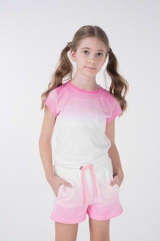 Brz Kids Baskılı Kız Çocuk Şort Ekru