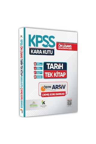 Kpss Önlisans/ortaöğretim Kara Kutu Genel Kültür Tekli Kitap Set