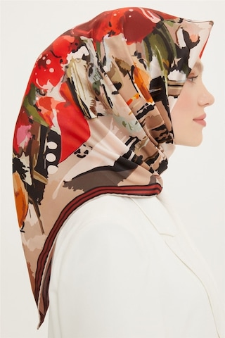 Dj Saf İpek Eşarp 8713d S Nostalji Sura - 8713-02 Renkli