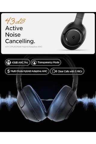 Spigen P10 ASD09691 Bluetooth 5.4 Kulak Üstü Kulaklık